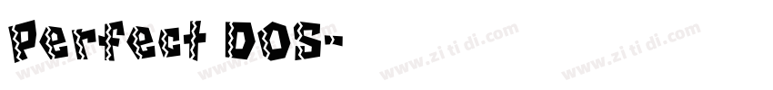 Perfect DOS字体转换